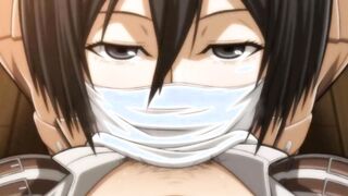 Atack of titan Animated Mikasa Ackerman.