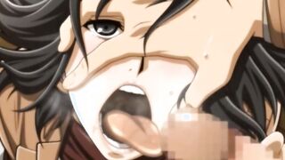Atack of titan Animated Mikasa Ackerman.