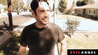 EvilAngel - Chloe Cherry Recruits New 'Daddys' To double penetration and