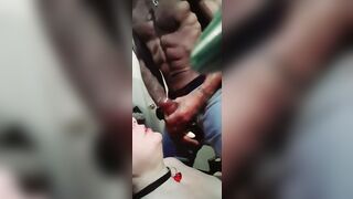She loves to lick thick ebony cock