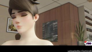 Tracer getting her cunt Nailed Rough Animation! Overwatch Compilation w/Sound