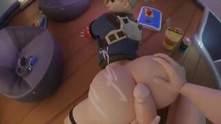 YUMMY WHITE BUTTOCKS BONED BOMBSHELL EXTREME ROUGH SEX LOVELY SATISFACTION ROUGH SEX【BY】bell_nsfw