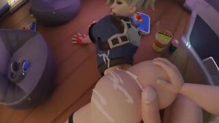 YUMMY WHITE BUTTOCKS BONED BOMBSHELL EXTREME ROUGH SEX LOVELY SATISFACTION ROUGH SEX【BY】bell_nsfw