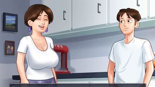 Summertime Saga: beauty Hottie milf With Huge Milky Breasts-Ep79