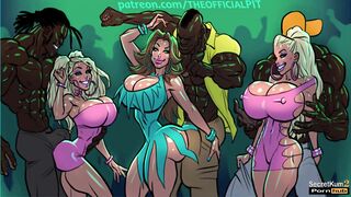 Damballah Island Diaries - Vacation on tiny Caribbean island - Cheating wives Interracial Gang Bang
