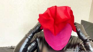 Fx-tube net Rubber hood self fetish play