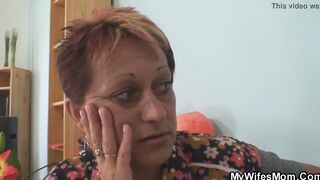 Turned On girlfriends mother seduces him in sex