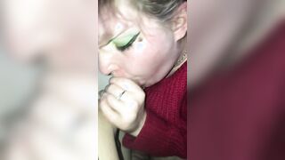 boyfriend DARED ME TO RECORD!! TEENAGE WHITE BITCH PLAYS WITH LONG PENIS