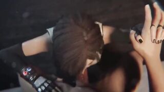 Tifa dando mamadas