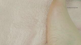 When my heels come off! With kinky talk!