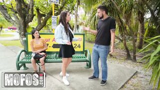 Mofos - Katana Kombat Needs A Softer Grope Than Her Angry Boyfriend's & Serena Santos Offer Her Just That