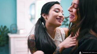 MODERN-DAY SINS - Avery Ebony and April Olsen Got CAUGHT