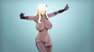 【MMD】Kirara (bodystockings) - Gokuraku Jodo【R-18】
