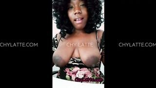 Spying on Cougar with Long Melons Masturbating - Voyeur Black