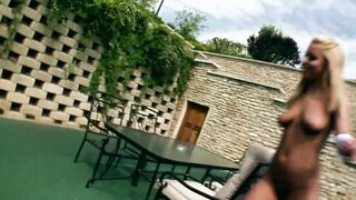 Nikky Thorne Blonde European Hungarian, Teaser#1 Hot Twat Cummed with Mugur, Indoor, Outdoors