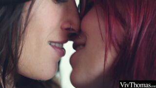 Babe ginger plays with lesbo couple crazy sexy vagina