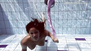 Paulinka mega crazy hot long breasts underwater barely legal