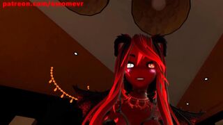 Hottie Demon women fucks her prey on Halloween - VRchat