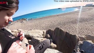 Outdoor sex on the streets of Barcelona - DOLLSCULT