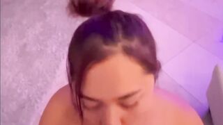 Thick eastern bimbo blows her first ebony bro