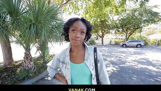 This ebony sexy needs money for taxi but we gives