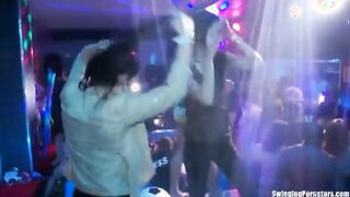 hot girls going dirty , nude and blowing cocks into outdoors bar= part four