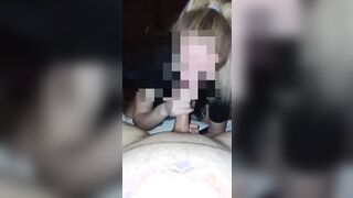 Misty gets toy rammed into her booty while gagging on dick and crying like a bimbo!!