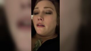 Obedient young plowed bimbo pisses all over daddy’s rough dick
