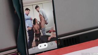 Beautiful Anissa Kate inside Pantyhose Filmed a Payback Film for Her Cheating bf