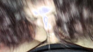 chick From Work Blows Out Every Drop Of Cum (Long Titty Hispanic Invited Me Over For The First Time)
