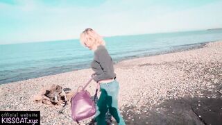 Outdoor Agent fucked Russian 18 Year Old inside Doggy Under the Bridge