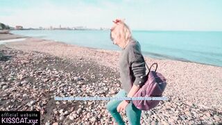 Outdoor Agent fucked Russian 18 Year Old inside Doggy Under the Bridge