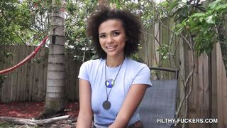 Huge Tit Damsel Into Distress Alina Ali Takes On two