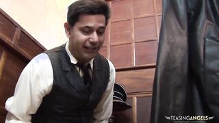 2 Nazi girls having fun with rough dicks together