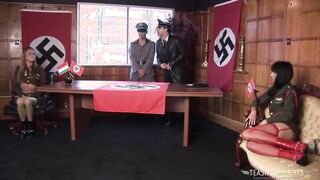 2 Nazi girls having fun with rough dicks together