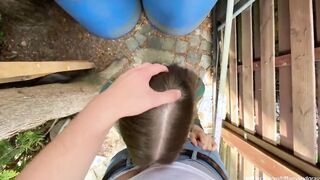 QUICK FUCKED inside OUTDOOR - I was too turned on 4K