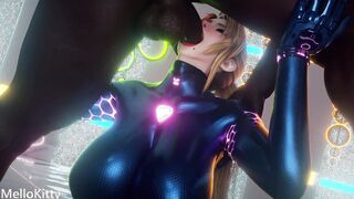 Sarah Blacked - Big Titted Blonde Blows Monster bbc & Swallows Big Cum