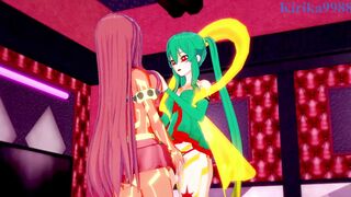 Personified Rayquaza and Groudon engage into insane dyke play - Pokémon Cartoon