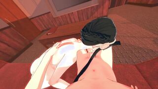 (point of view) Yor Forger CANT STOP BLOWING your COCK Anime Spy X Familu