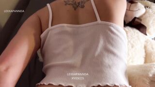 ROUGH SEX with a shy teenager, at her parents' house