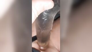 Fucking myself with a tiny toy