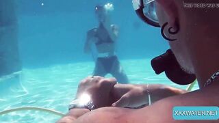 Underwater hardcore sex and blowjobs from Minnie Manga