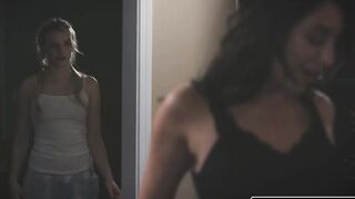 babysitter gets turned on spying a couple fucking