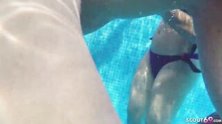three GERMAN MILFs help Dude to Cum on Holiday in