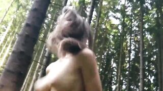 LP Natural Tits -- 1080p, bouncing, long tits, outside
