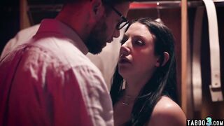 Crying chubby MILF housewife Angela White punish fuck by her
