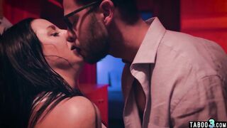 Crying chubby MILF housewife Angela White punish fuck by her