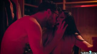 Crying chubby MILF housewife Angela White punish fuck by her