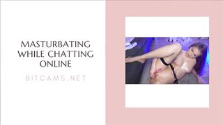Young wifey masturbates and invite her husband to banged her
