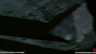 Blonde inside insane fetish throat plowed